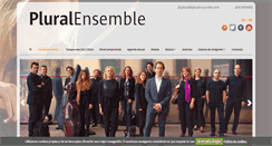 Desktop Screenshot of pluralensemble.com