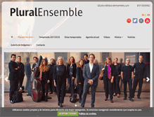 Tablet Screenshot of pluralensemble.com